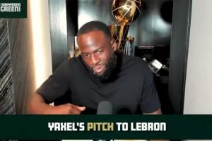 这让新秀看了多吓人啊！追梦声称要给新秀点教训 笑着比抬肘动作